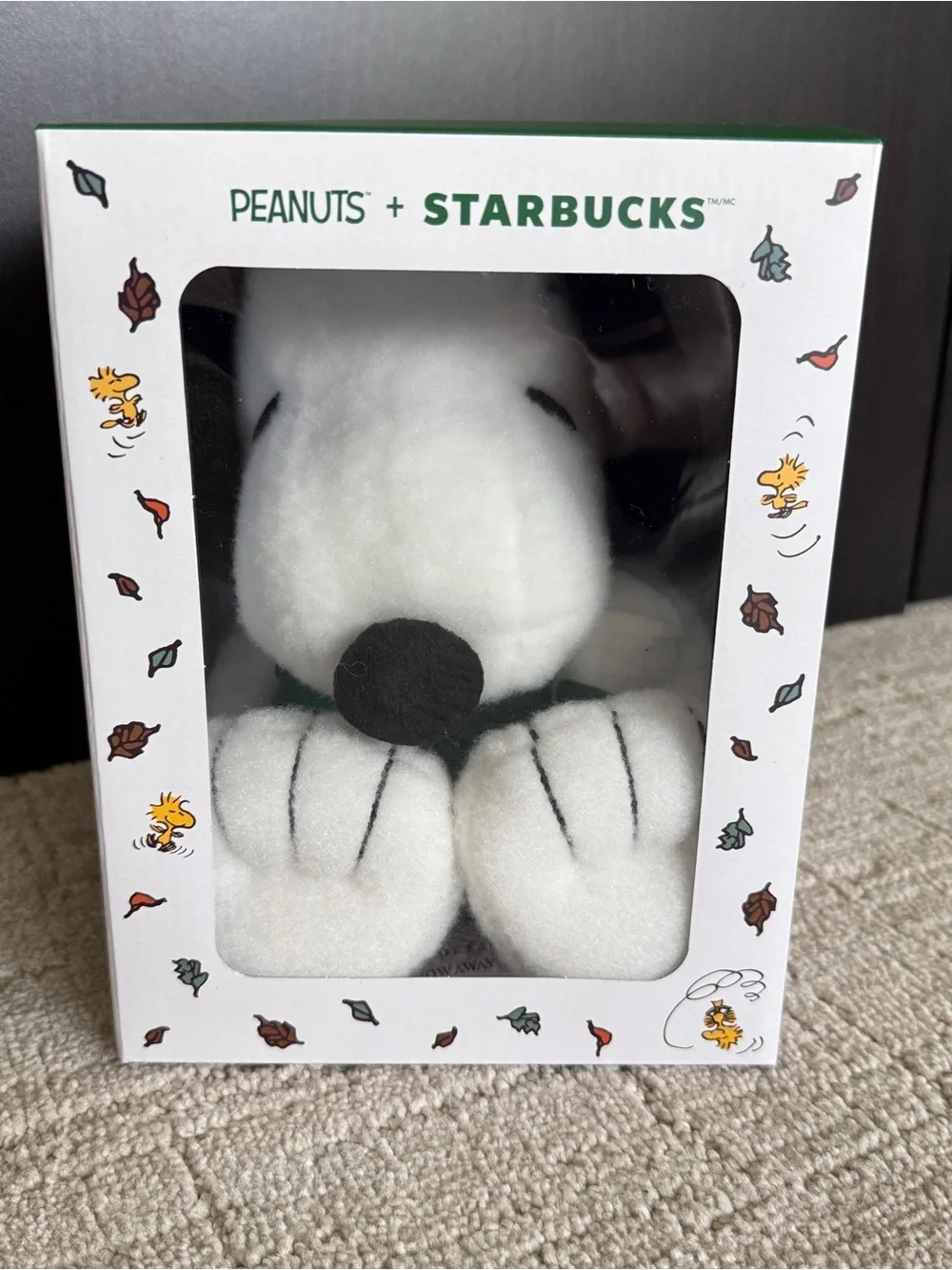 NEW Peanuts x Starbucks Snoopy Plush Toy - White